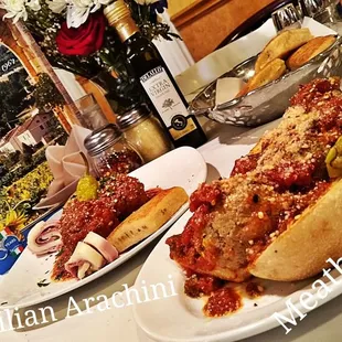 Sicilian Arachini and Meatball Panini Marvelous