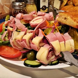 Antipasto Salad with Famous Bread