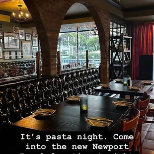 Our pasta Tuesday special. BOGO half off pasta.