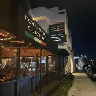 Outside of Romano Cucina from PCH