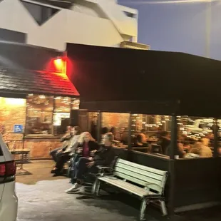 Outside