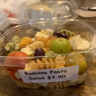 Romano pasta salad