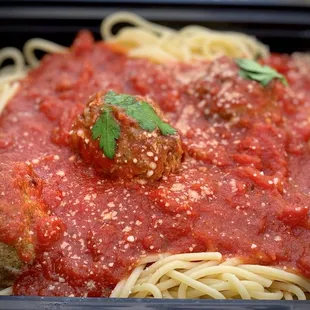 Spaghetti y Meatballs