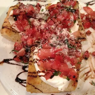 Half of the Bruschetta. Very good!