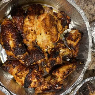 Wings. Sauce comes on the side