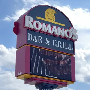 a sign for a restaurant