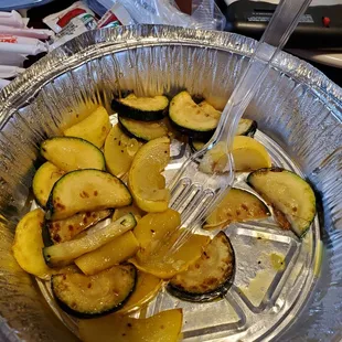 Grilled squash and zucchini. Fill that bowl up!!!!