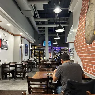 a man sitting at a table