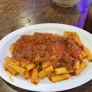 Ziti with Meat Sauce