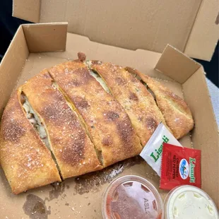 "Small",Calzone! It's actually quite large!