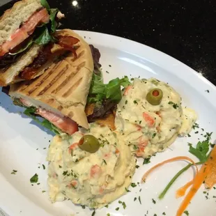 a plate of food