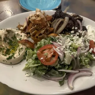 Chicken and Beef Shawarma Combination