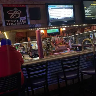 a man sitting at a bar