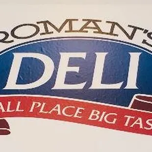 a sign for a small place big taste