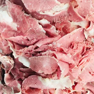 Freshly sliced corned beef every morning.
