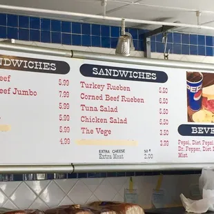 The menu.  This is it.