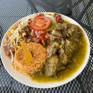 5. Chile Verde Plate 5.  Delicious