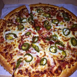 Pepperoni with Jalapeño