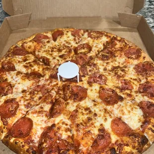 Large pepperoni via DoorDash