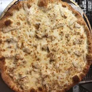 Chicken Alfredo Pizza