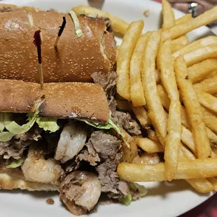 Shrimp Cheesesteak Sub