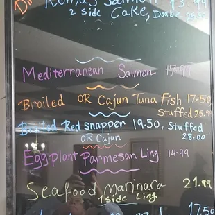 Dinner Special Board