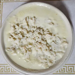 Bowl of Cream of Crab Soup