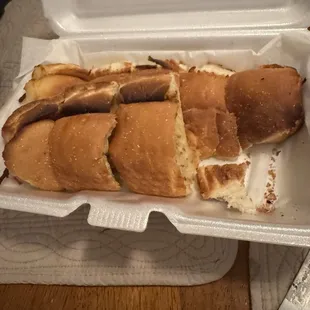 Cheese garlic bread