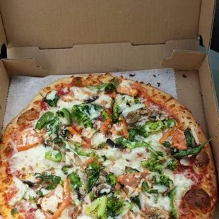 The veggie pizza - medium
