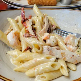 Chicken and shrimp sunrise