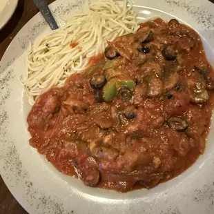 Chicken cacciatore