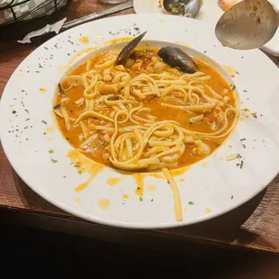 Seafood Special spicy marinara