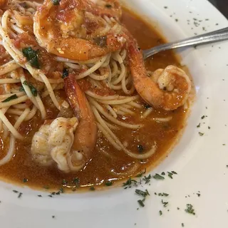 Spaghetti with Shrimp
