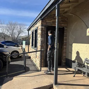 Wheelchair accessible entrance