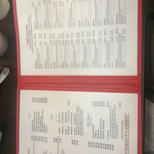 Reg menu