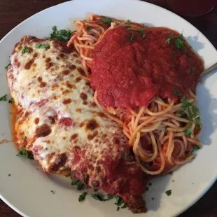 Chicken Parmesan Dinner. The best ever!