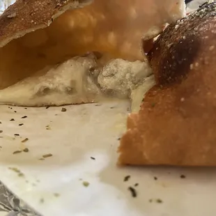 Not even a calzone. It&apos;s a crust balloon.