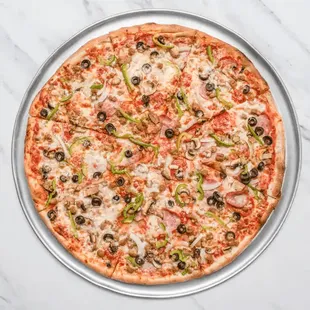 pizza, food