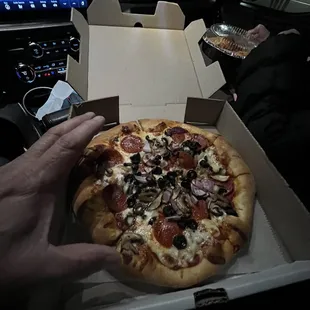 $18 mini pizza