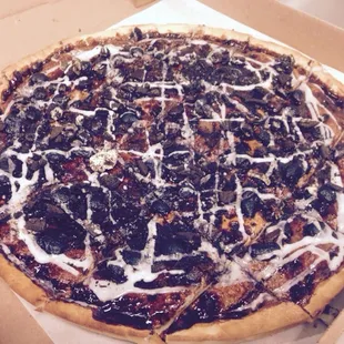 Chocolate desert pizza anyone?