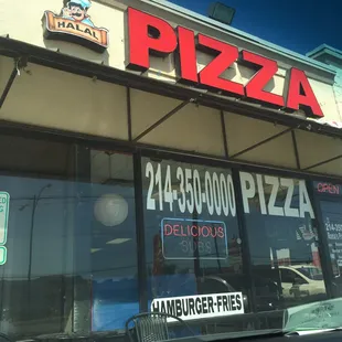 Small place but don't let that stop you from coming in and having pizza pasta and sandwiches!