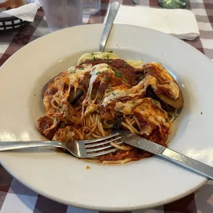 Eggplant Parmigiana Entree