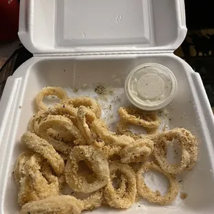 Fried Calamari and Ranch