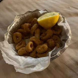 Good fried calamari no complaints