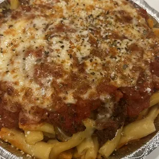 baked ziti with meat sauce
