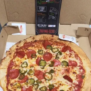 More crust than pizza. And then very little cheese. This is taking 'cutting corners' to the level of a pitiful looking pizza. Don't bother.