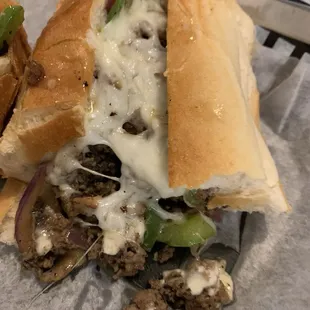 Philly cheesesteak, yummy