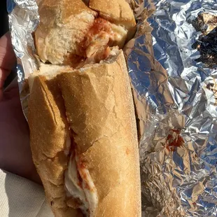 Chicken parm sandwich