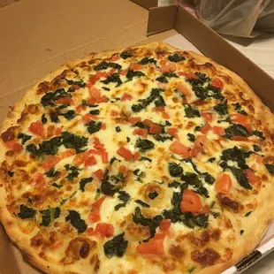 Lina's special - missing the ricotta! Yes, I wanted ricotta! Don't know how this got missed?!