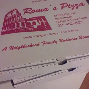 Hallelujah! The pizza has arrived.